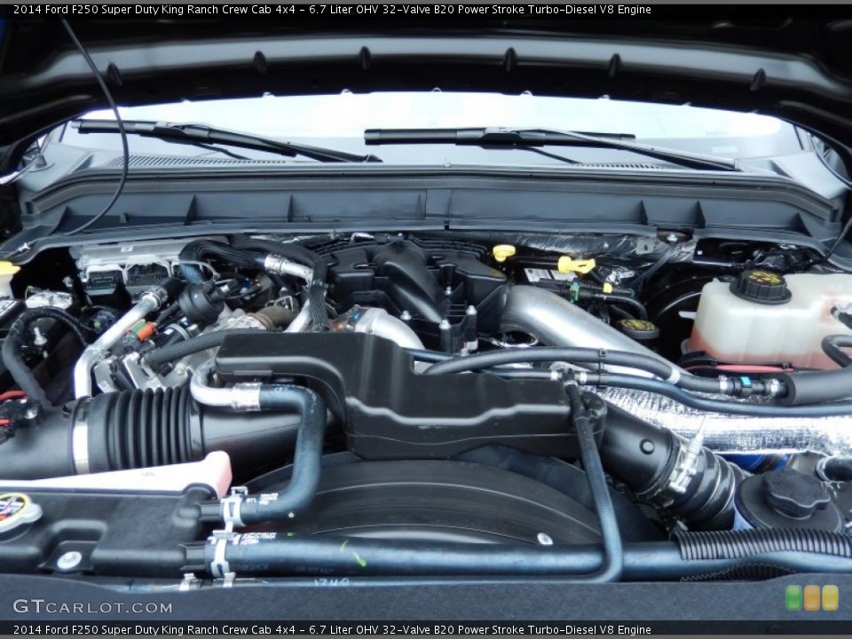 6.7 Liter OHV 32-Valve B20 Power Stroke Turbo-Diesel V8 2014 Ford F250 Super Duty Engine