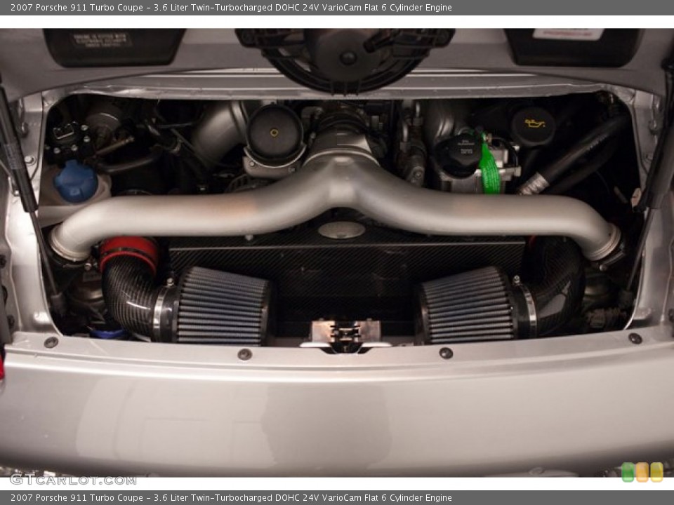 3.6 Liter Twin-Turbocharged DOHC 24V VarioCam Flat 6 Cylinder Engine for the 2007 Porsche 911 #86905417