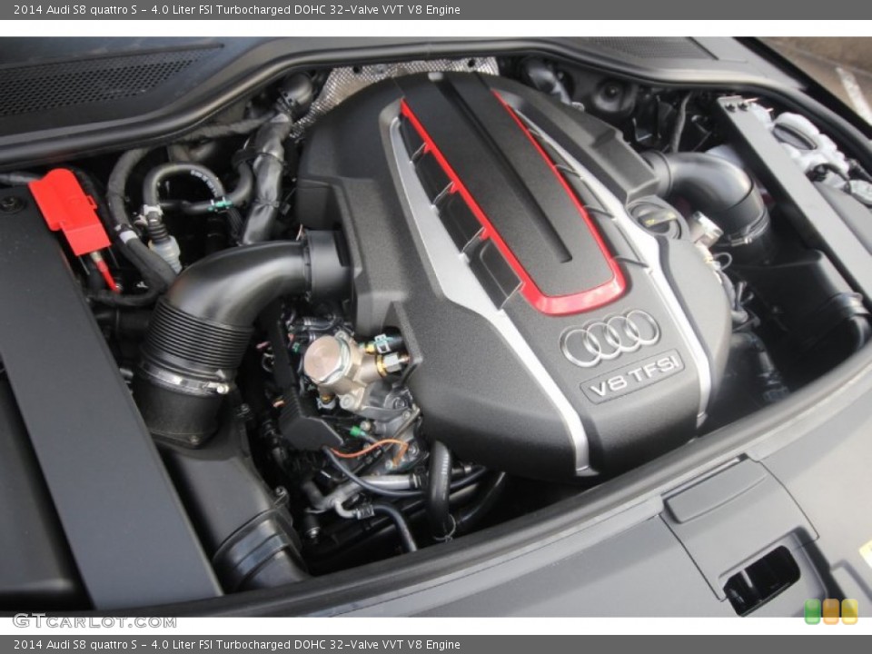 4.0 Liter FSI Turbocharged DOHC 32-Valve VVT V8 Engine for the 2014 Audi S8 #86929717