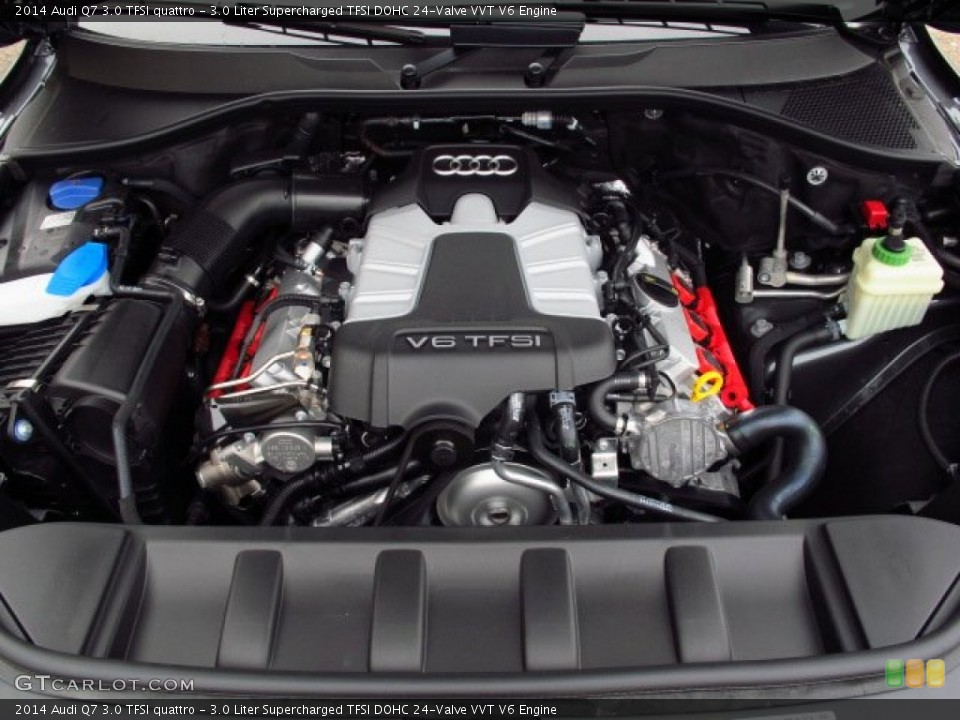 3.0 Liter Supercharged TFSI DOHC 24-Valve VVT V6 Engine for the 2014 Audi Q7 #86930750