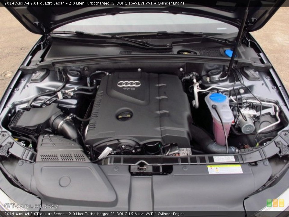 2.0 Liter Turbocharged FSI DOHC 16-Valve VVT 4 Cylinder Engine for the 2014 Audi A4 #86932353