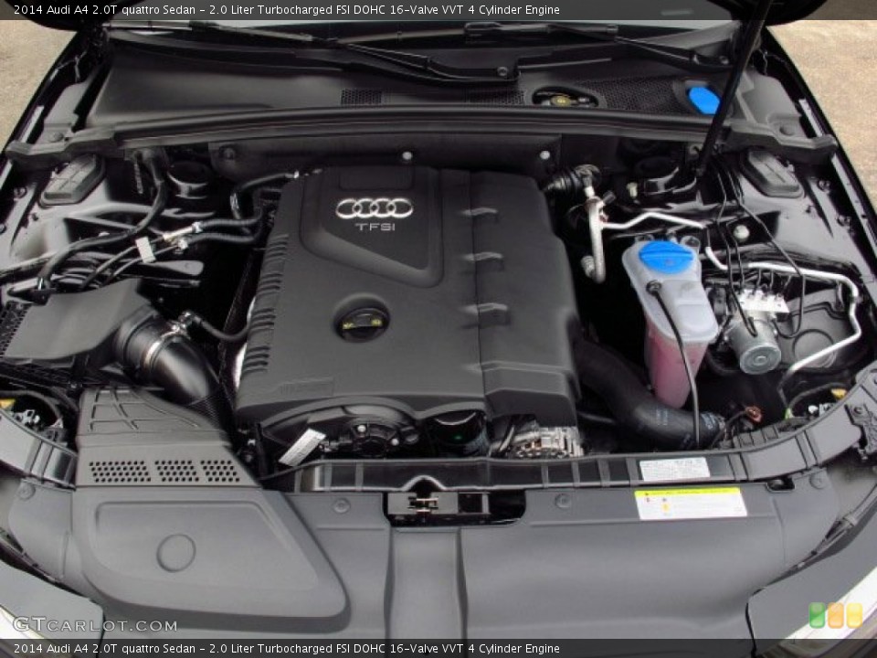 2.0 Liter Turbocharged FSI DOHC 16-Valve VVT 4 Cylinder Engine for the 2014 Audi A4 #86933005