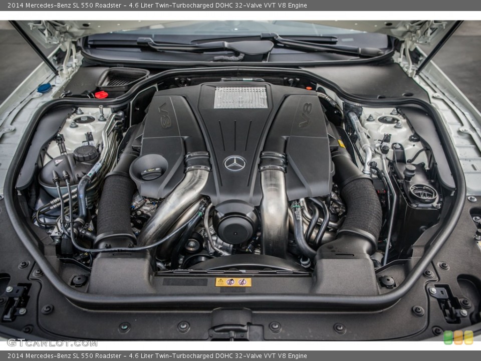 4.6 Liter Twin-Turbocharged DOHC 32-Valve VVT V8 Engine for the 2014 Mercedes-Benz SL #86942260