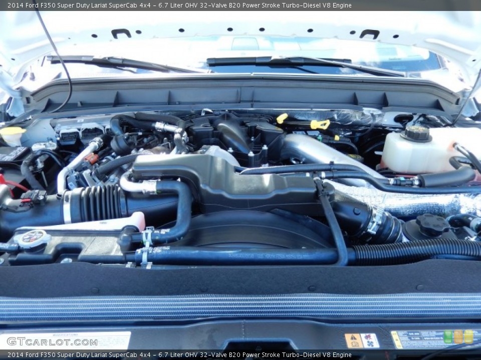 6.7 Liter OHV 32-Valve B20 Power Stroke Turbo-Diesel V8 Engine for the 2014 Ford F350 Super Duty #86947297