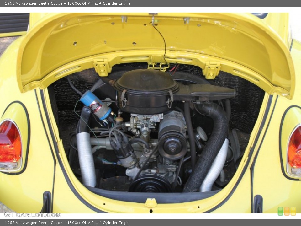 1500cc OHV Flat 4 Cylinder Engine for the 1968 Volkswagen Beetle #86957746