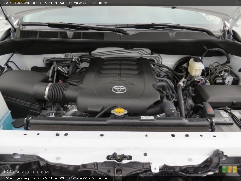 5.7 Liter DOHC 32-Valve VVT-i V8 Engine for the 2014 Toyota Sequoia #86959400