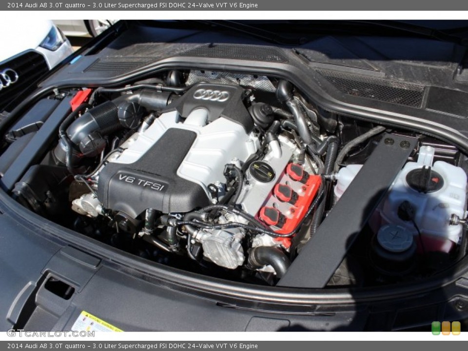 3.0 Liter Supercharged FSI DOHC 24-Valve VVT V6 Engine for the 2014 Audi A8 #86973919
