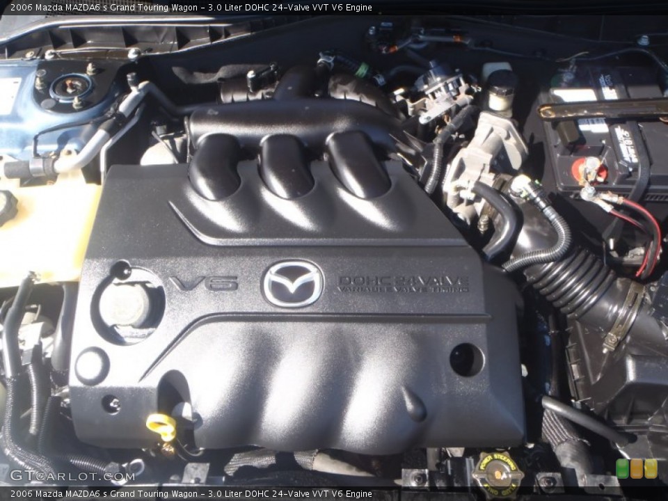 3.0 Liter DOHC 24-Valve VVT V6 2006 Mazda MAZDA6 Engine