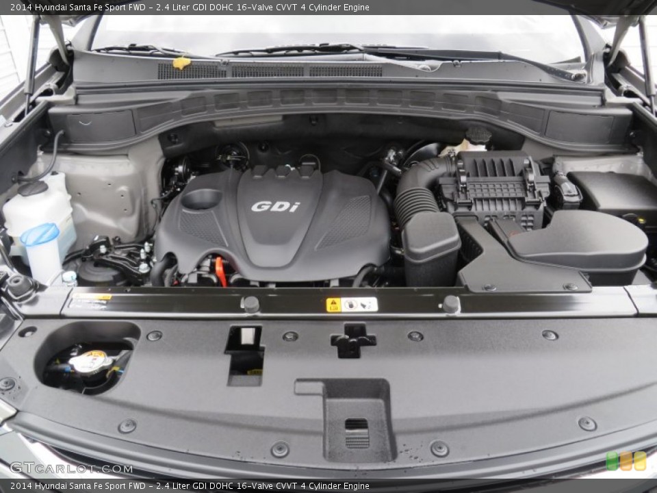 2.4 Liter GDI DOHC 16-Valve CVVT 4 Cylinder Engine for the 2014 Hyundai Santa Fe Sport #87005936