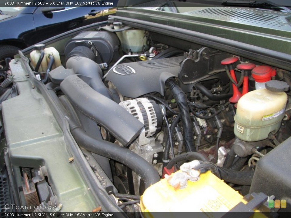 6.0 Liter OHV 16V Vortec V8 Engine for the 2003 Hummer H2 #87024899