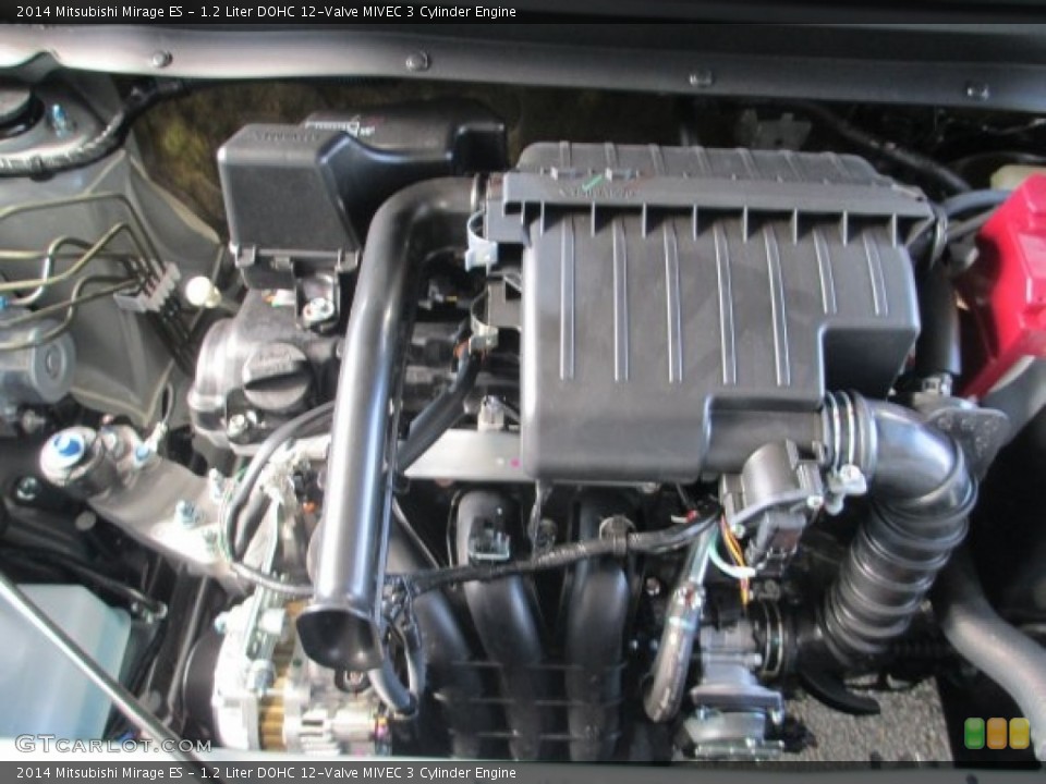 1.2 Liter DOHC 12-Valve MIVEC 3 Cylinder Engine for the 2014 Mitsubishi Mirage #87026615