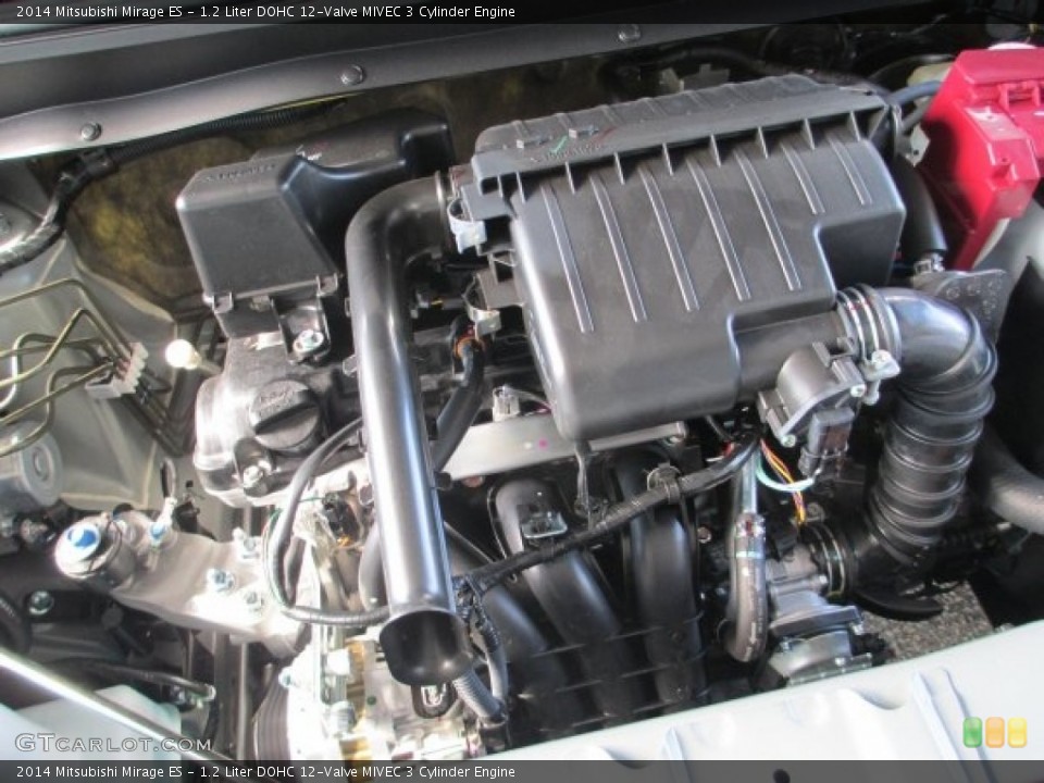 1.2 Liter DOHC 12-Valve MIVEC 3 Cylinder Engine for the 2014 Mitsubishi Mirage #87026624