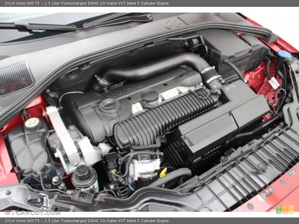 2.5 Liter Turbocharged DOHC 20-Valve VVT Inline 5 Cylinder Engine for the 2014 Volvo S60 #87038910