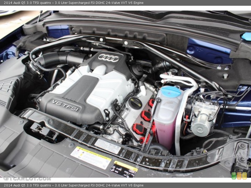 3.0 Liter Supercharged FSI DOHC 24-Valve VVT V6 Engine for the 2014 Audi Q5 #87040185
