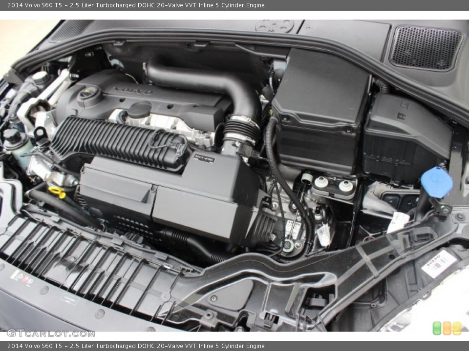 2.5 Liter Turbocharged DOHC 20-Valve VVT Inline 5 Cylinder Engine for the 2014 Volvo S60 #87040581