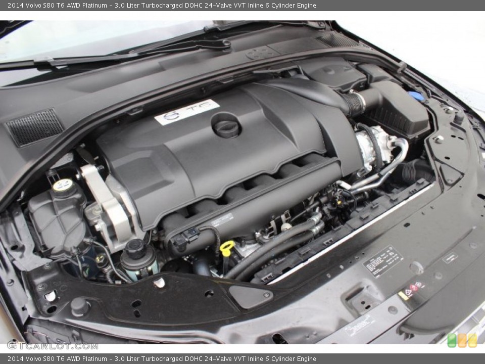 3.0 Liter Turbocharged DOHC 24-Valve VVT Inline 6 Cylinder Engine for the 2014 Volvo S80 #87041448