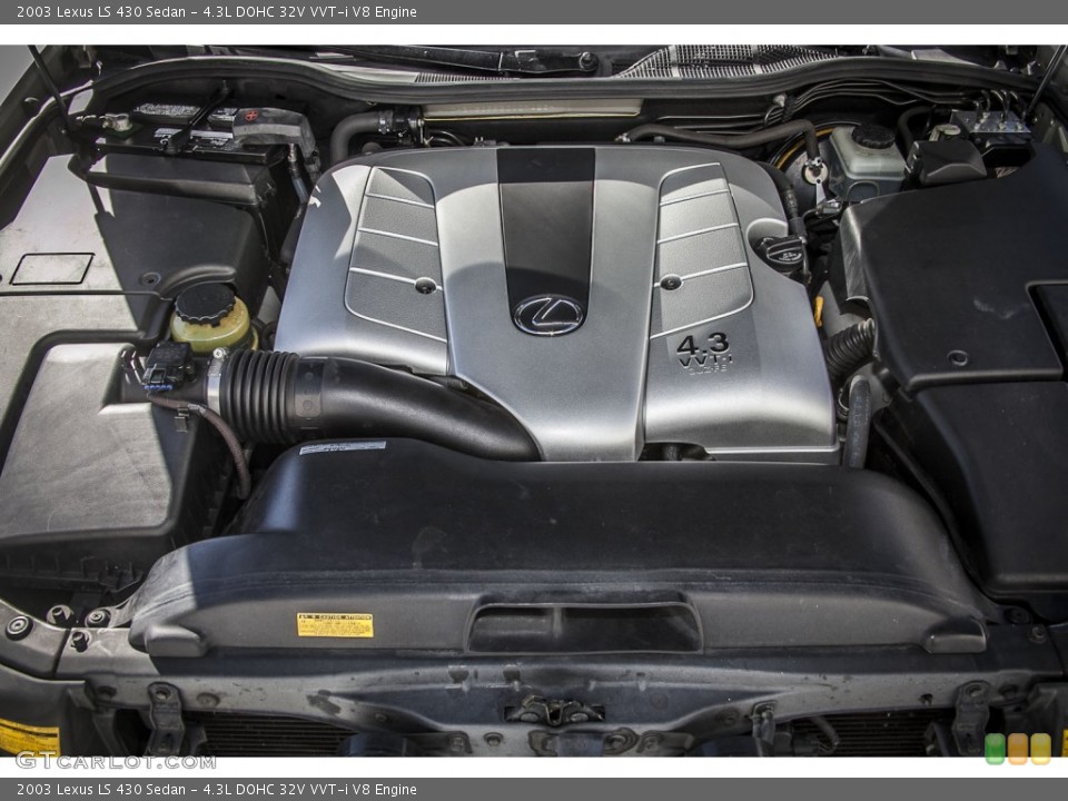 4.3L DOHC 32V VVT-i V8 2003 Lexus LS Engine