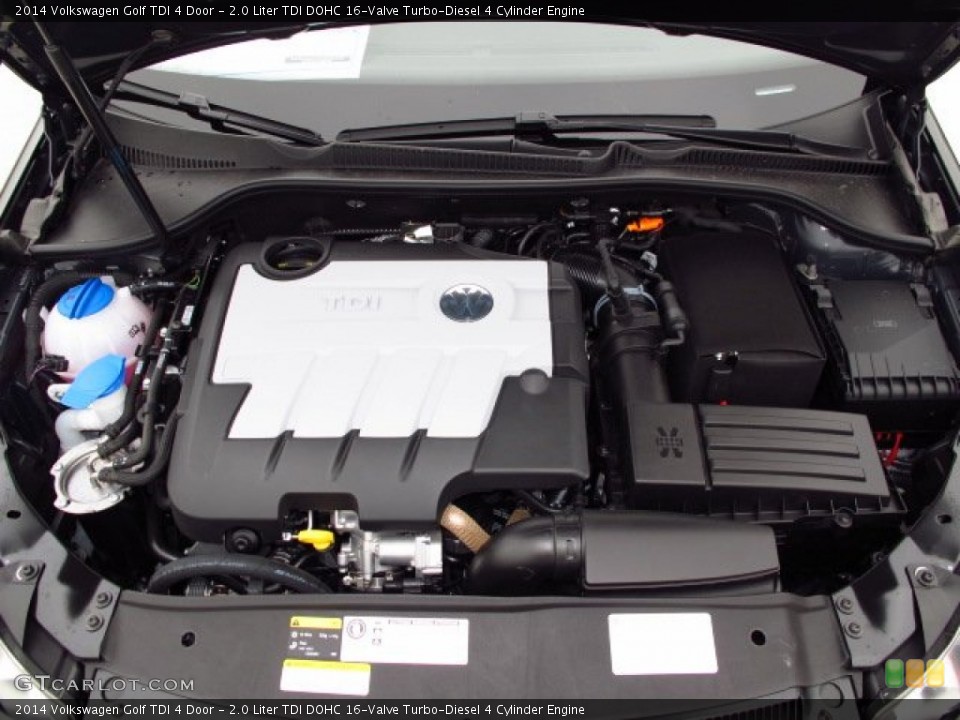2.0 Liter TDI DOHC 16-Valve Turbo-Diesel 4 Cylinder Engine for the 2014 Volkswagen Golf #87087957