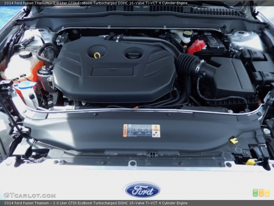 2.0 Liter GTDI EcoBoost Turbocharged DOHC 16-Valve Ti-VCT 4 Cylinder Engine for the 2014 Ford Fusion #87115047