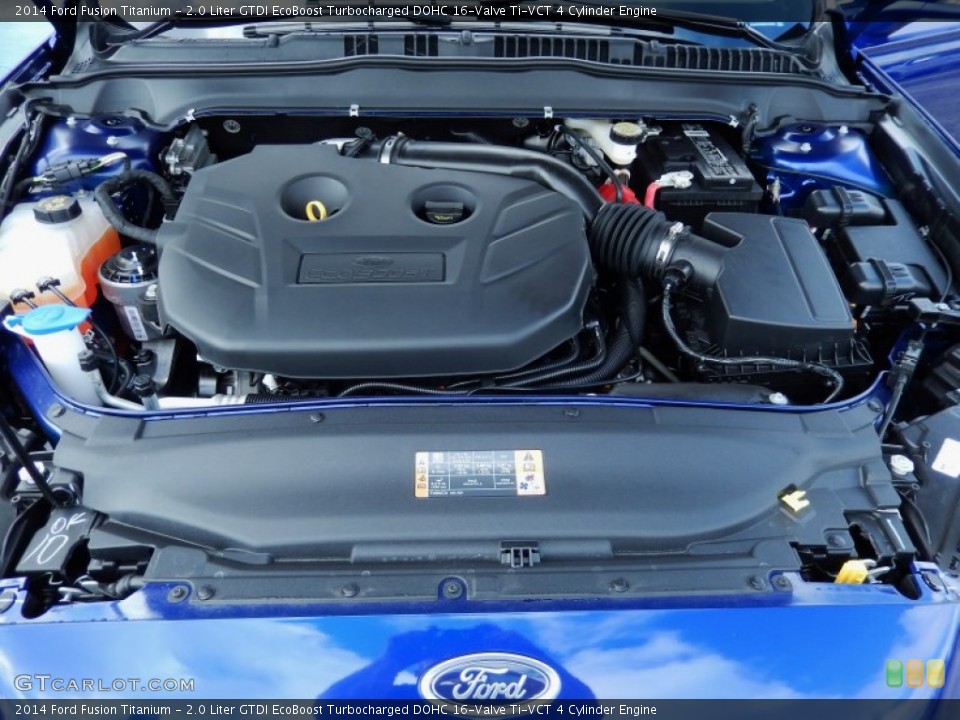 2.0 Liter GTDI EcoBoost Turbocharged DOHC 16-Valve Ti-VCT 4 Cylinder Engine for the 2014 Ford Fusion #87117228