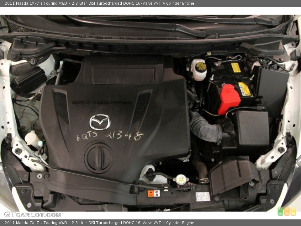 2.3 Liter DISI Turbocharged DOHC 16-Valve VVT 4 Cylinder Engine for the 2011 Mazda CX-7 #87118197