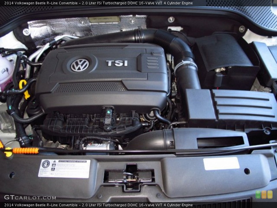 2.0 Liter FSI Turbocharged DOHC 16-Valve VVT 4 Cylinder Engine for the 2014 Volkswagen Beetle #87153951