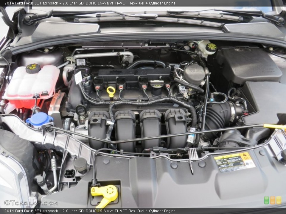 2.0 Liter GDI DOHC 16-Valve Ti-VCT Flex-Fuel 4 Cylinder Engine for the 2014 Ford Focus #87163353