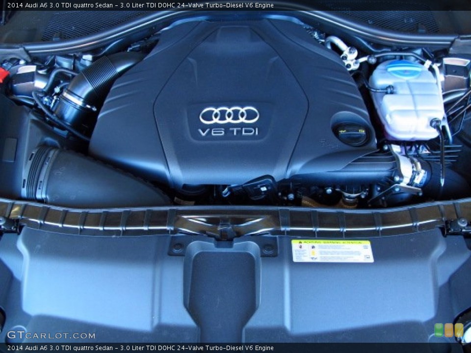 3.0 Liter TDI DOHC 24-Valve Turbo-Diesel V6 Engine for the 2014 Audi A6 #87163641