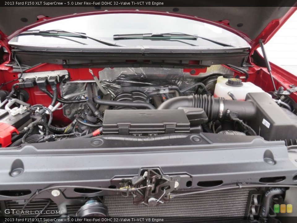 5.0 Liter Flex-Fuel DOHC 32-Valve Ti-VCT V8 Engine for the 2013 Ford F150 #87170532
