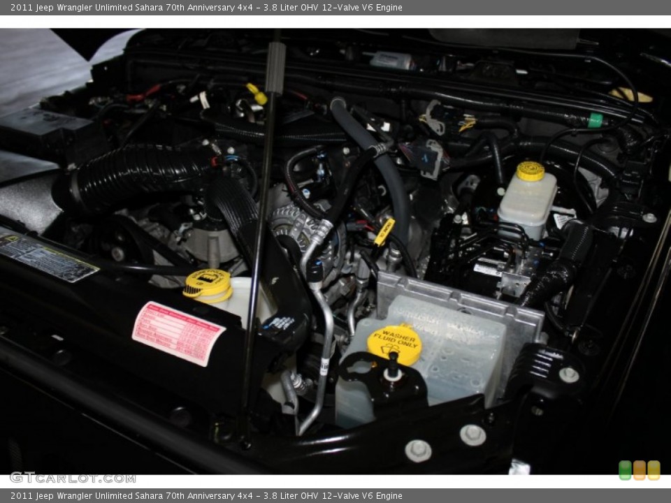 3.8 Liter OHV 12-Valve V6 Engine for the 2011 Jeep Wrangler Unlimited #87193902