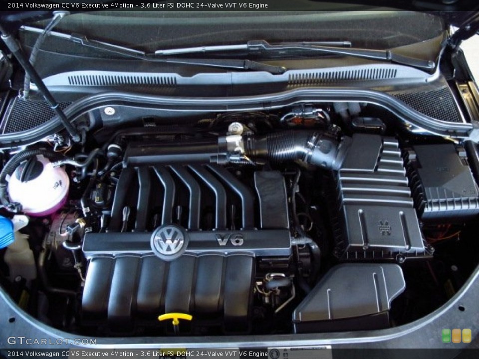 3.6 Liter FSI DOHC 24-Valve VVT V6 Engine for the 2014 Volkswagen CC #87194925