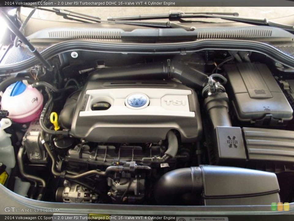 2.0 Liter FSI Turbocharged DOHC 16-Valve VVT 4 Cylinder Engine for the 2014 Volkswagen CC #87195912