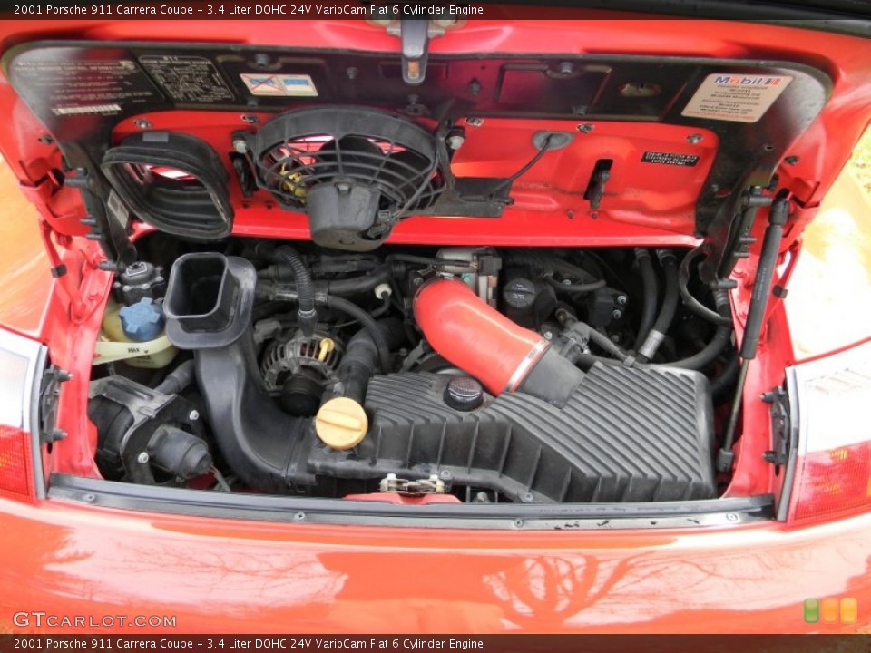 3.4 Liter DOHC 24V VarioCam Flat 6 Cylinder Engine for the 2001 Porsche 911 #87197358