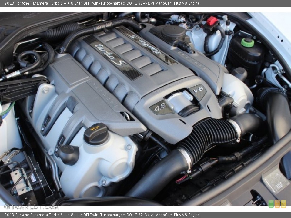 4.8 Liter DFI Twin-Turbocharged DOHC 32-Valve VarioCam Plus V8 Engine for the 2013 Porsche Panamera #87233613