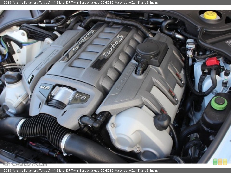 4.8 Liter DFI Twin-Turbocharged DOHC 32-Valve VarioCam Plus V8 Engine for the 2013 Porsche Panamera #87233637