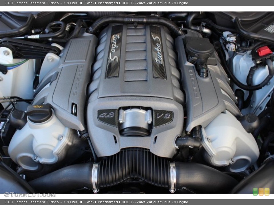 4.8 Liter DFI Twin-Turbocharged DOHC 32-Valve VarioCam Plus V8 Engine for the 2013 Porsche Panamera #87233706