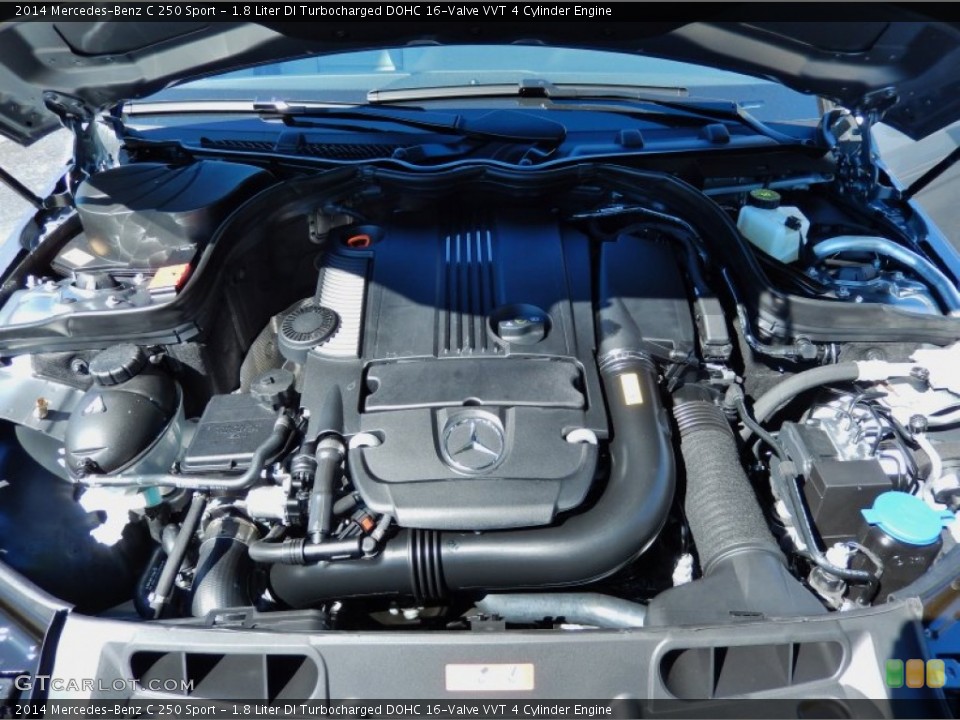 1.8 Liter DI Turbocharged DOHC 16-Valve VVT 4 Cylinder Engine for the 2014 Mercedes-Benz C #87233763