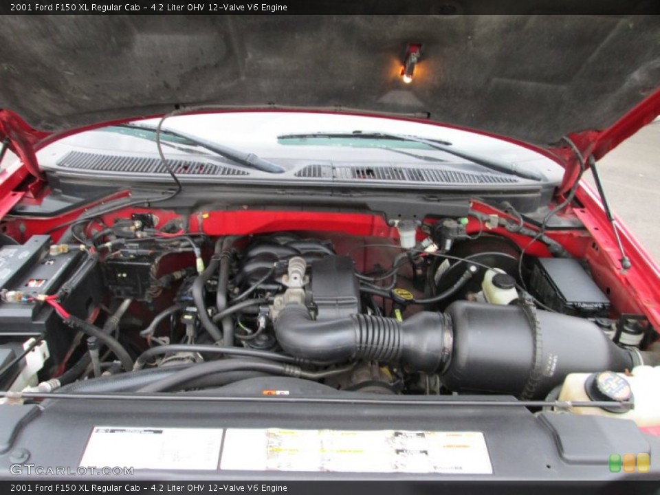 4.2 Liter OHV 12-Valve V6 2001 Ford F150 Engine