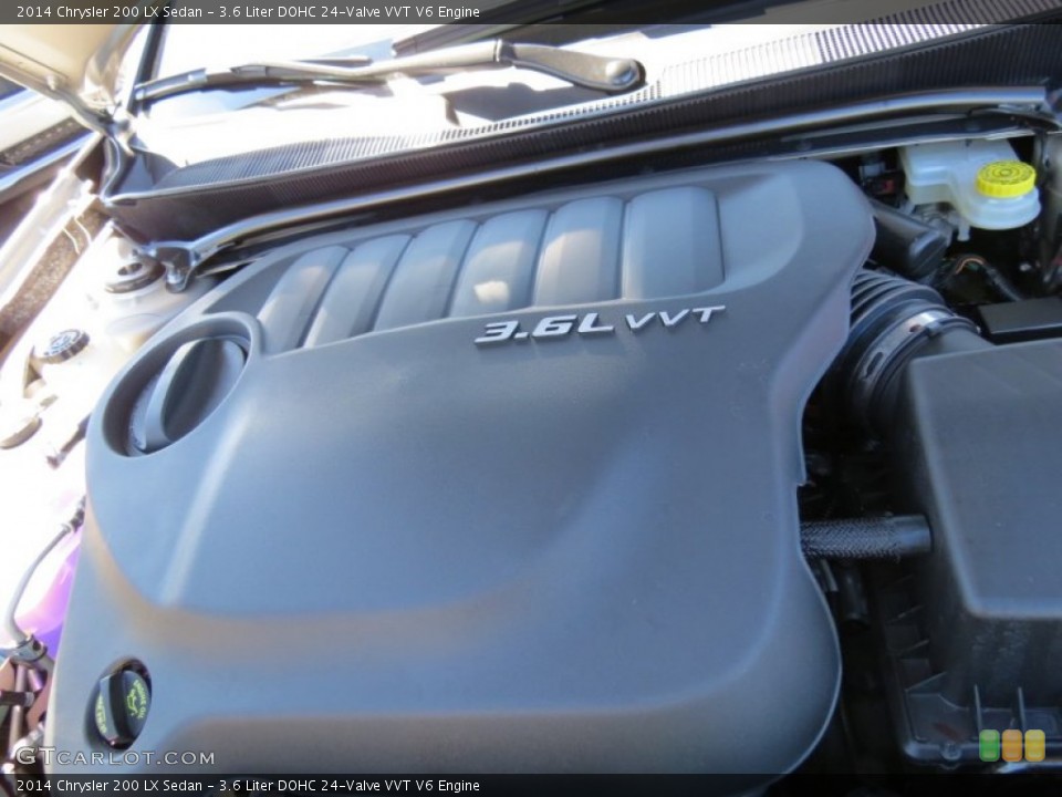 3.6 Liter DOHC 24-Valve VVT V6 2014 Chrysler 200 Engine