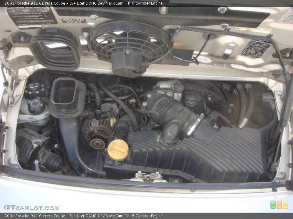 3.4 Liter DOHC 24V VarioCam Flat 6 Cylinder Engine for the 2001 Porsche 911 #87267303