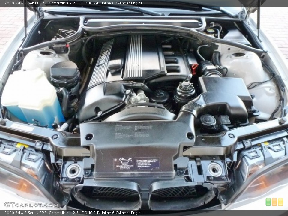 2.5L DOHC 24V Inline 6 Cylinder 2000 BMW 3 Series Engine