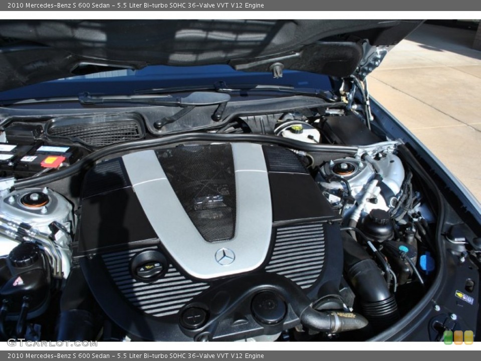 5.5 Liter Bi-turbo SOHC 36-Valve VVT V12 Engine for the 2010 Mercedes-Benz S #87299163