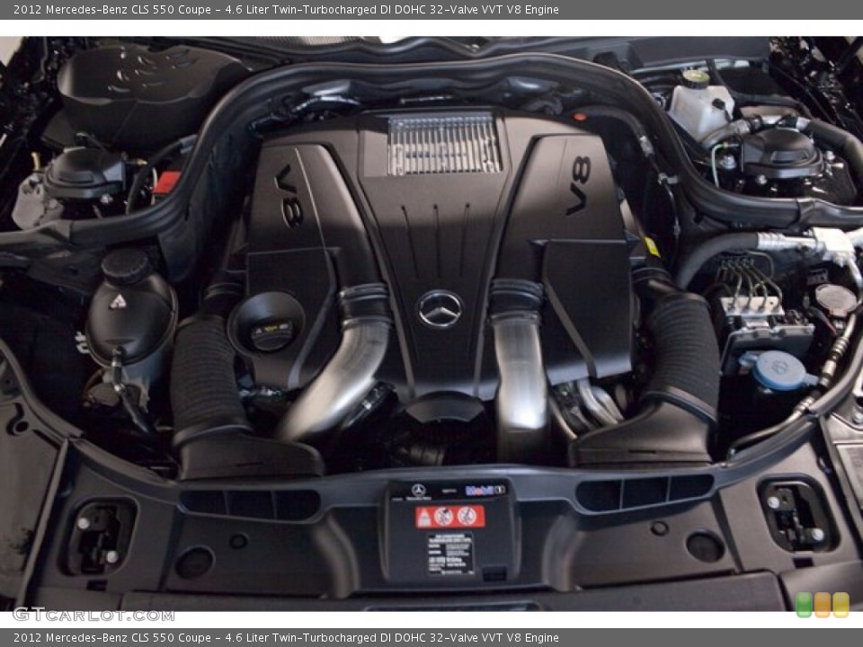 4.6 Liter Twin-Turbocharged DI DOHC 32-Valve VVT V8 Engine for the 2012 Mercedes-Benz CLS #87332320