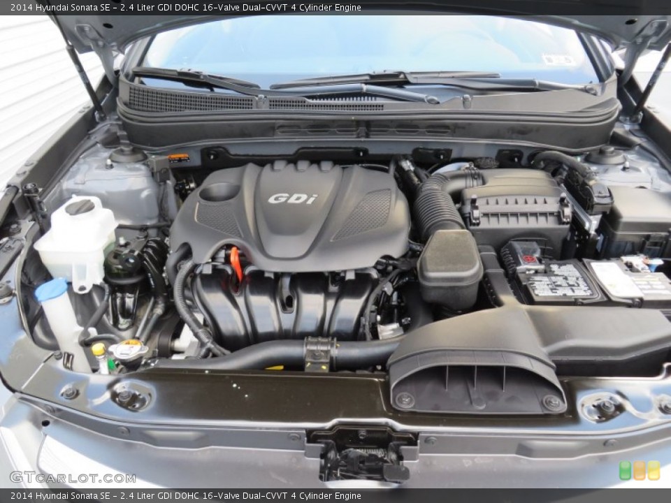 2.4 Liter GDI DOHC 16-Valve Dual-CVVT 4 Cylinder Engine for the 2014 Hyundai Sonata #87337459