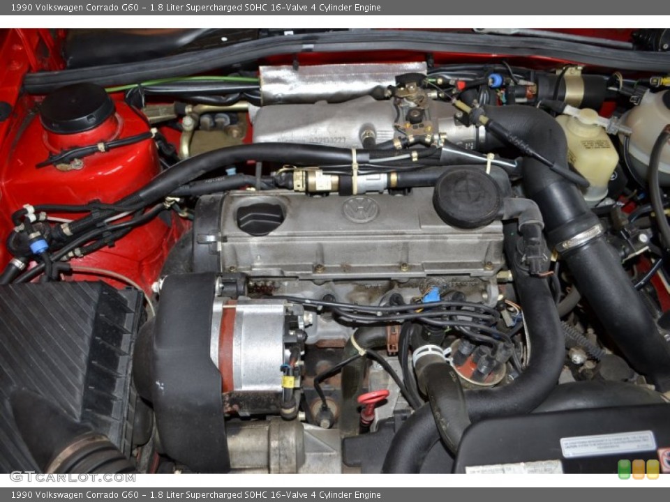 1.8 Liter Supercharged SOHC 16-Valve 4 Cylinder Engine for the 1990 Volkswagen Corrado #87346588