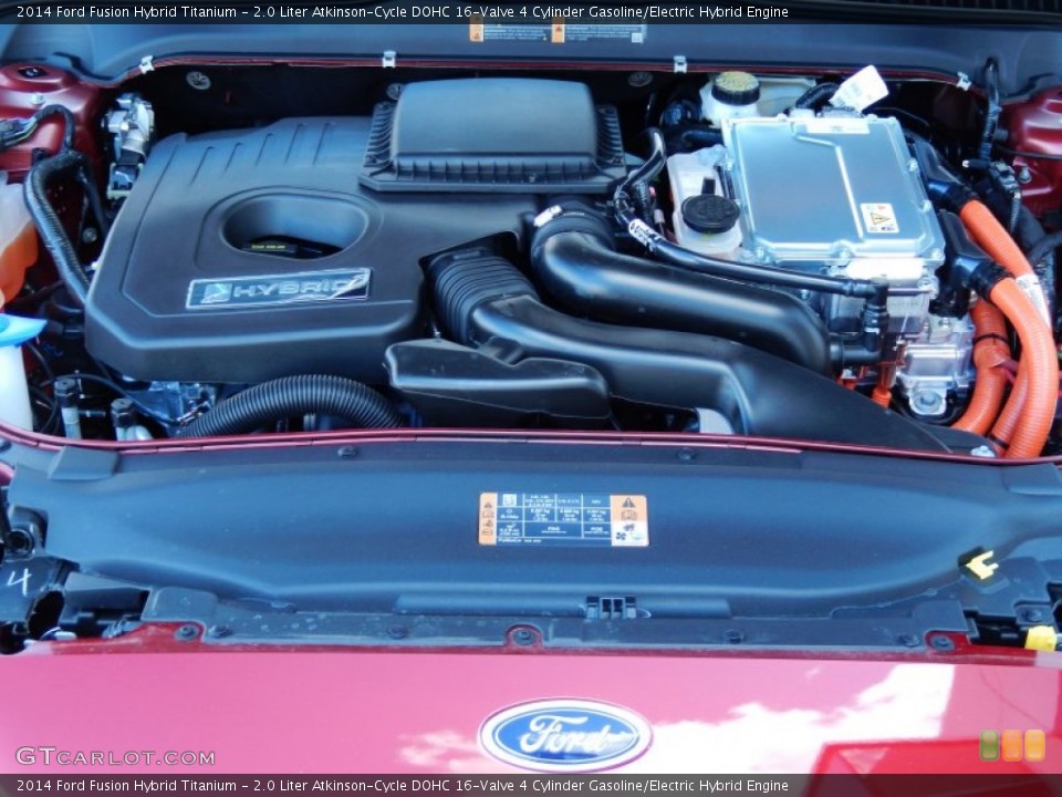2.0 Liter Atkinson-Cycle DOHC 16-Valve 4 Cylinder Gasoline/Electric Hybrid Engine for the 2014 Ford Fusion #87354814