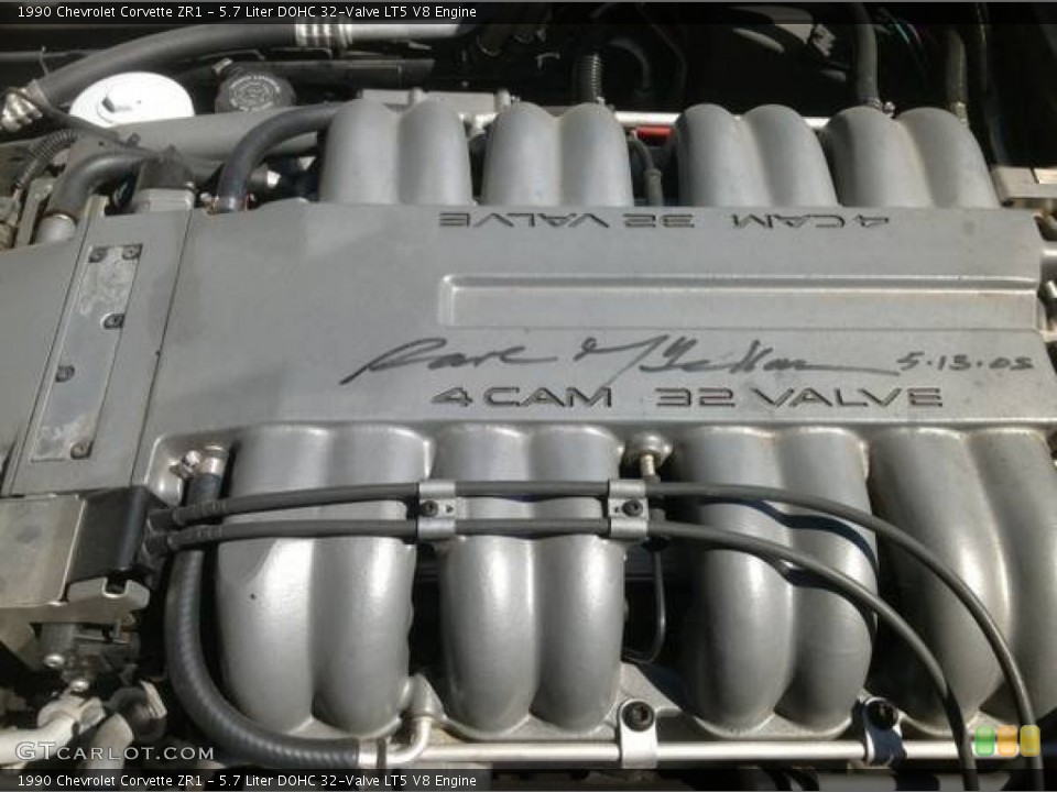 5.7 Liter DOHC 32-Valve LT5 V8 Engine for the 1990 Chevrolet Corvette #87381065