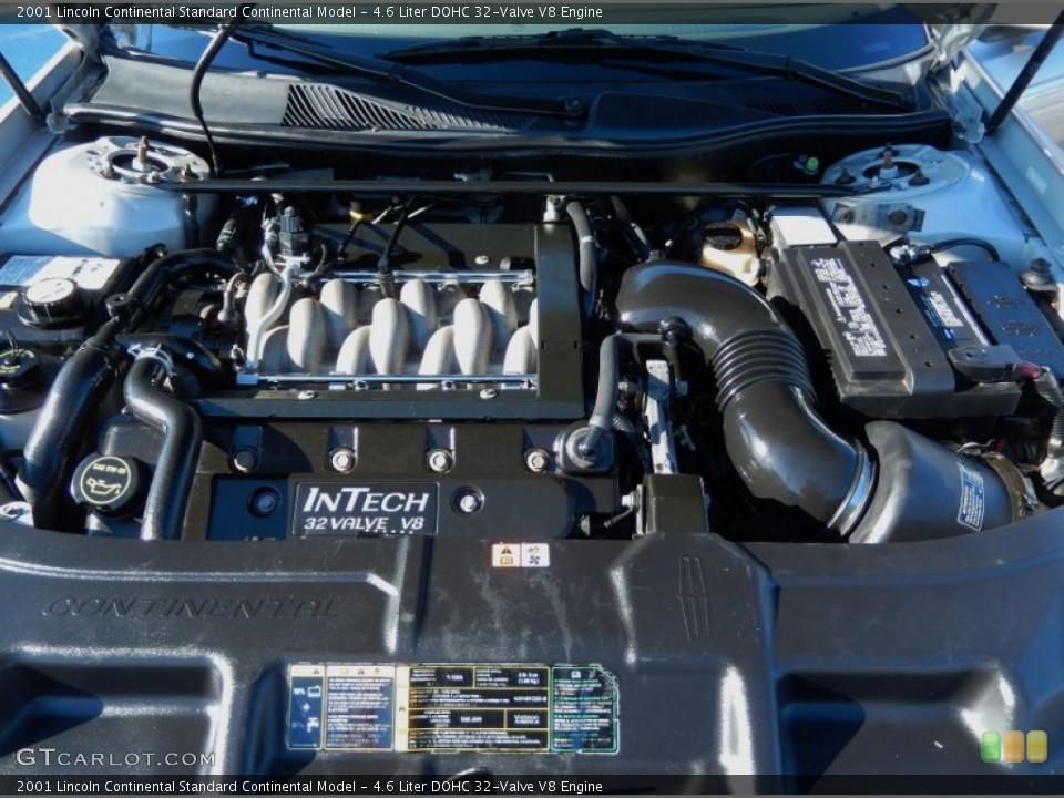 4.6 Liter DOHC 32-Valve V8 2001 Lincoln Continental Engine