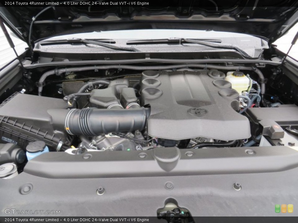 4.0 Liter DOHC 24-Valve Dual VVT-i V6 2014 Toyota 4Runner Engine