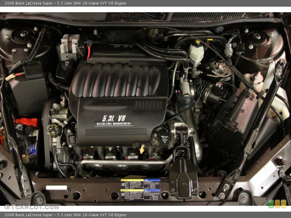 5.3 Liter OHV 16-Valve VVT V8 2008 Buick LaCrosse Engine